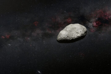 Bild N. Bartmann (ESAWebb), ESOM. Kornmesser and S. Brunier, N. Risinger (skysurvey.org) Illustration_of_asteroid_artist_s_impression