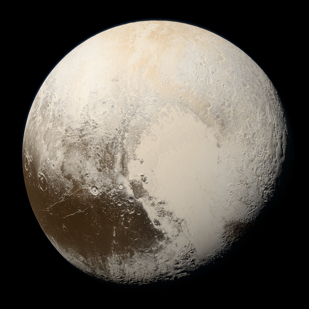 En bild föreställandes planeten Pluto