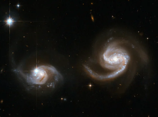 Close encounter for the Milky Way and Andromeda Galaxies - NASA-ESA-STScI