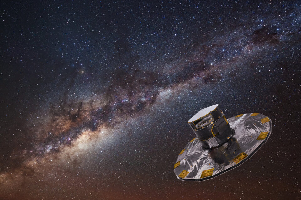 Gaia mapping the stars of the Milky Way pillars ESA press release